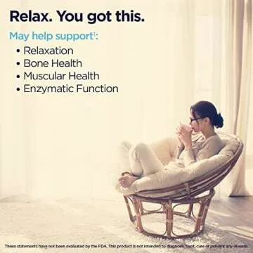 KAL Magnesium Glycinate with BioPerine for Stress Relief