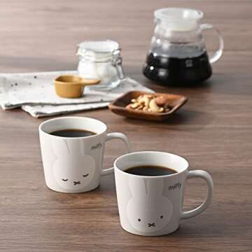 Kaneshotouki Miffy Pair Mug Set - Adorable Gift for All