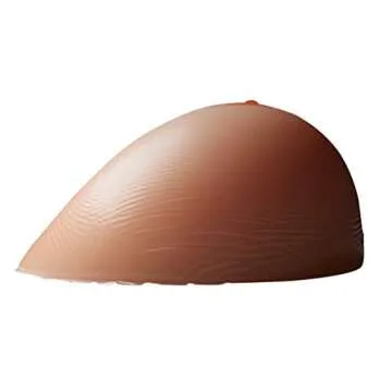 ZMASI Silicone Breast Forms Fake Breasts Mastectomy Prosthesis, C D DD E G Cup Mastectomy Breasts (B Cup,600g/Pair. L-W-H: 5.9 * 4.3 * 2.1inch)