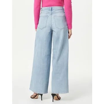 Frida Relaxed Fit Jeans in Light Indigo for Women