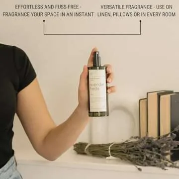 Craft & Kin Lavender Room Spray for Bedding, 6.76 oz, Pillow Spray, Long-Lasting Room Freshener, Soothing Aroma Mist for Home & Washroom