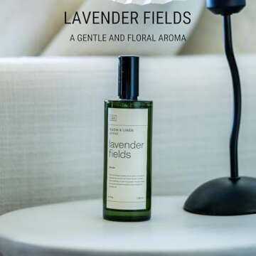 Craft & Kin Lavender Room Spray for Bedding, 6.76 oz, Pillow Spray, Long-Lasting Room Freshener, Soothing Aroma Mist for Home & Washroom