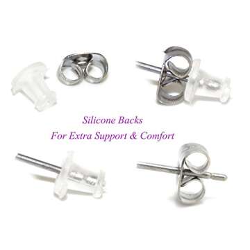 ICYROSE 925 Sterling Silver Cowboy Boot Stud Earrings 29610 (Nickel Free)