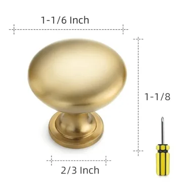 Ravinte Gold Cabinet Hardware - Durable & Stylish Knobs