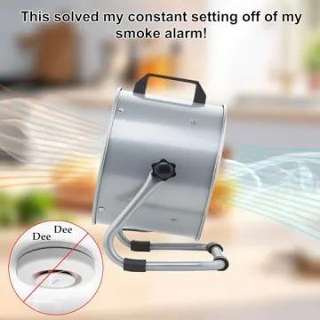 NIXOD Portable Range Hood Strong Wind Kitchen Exhaust Fan