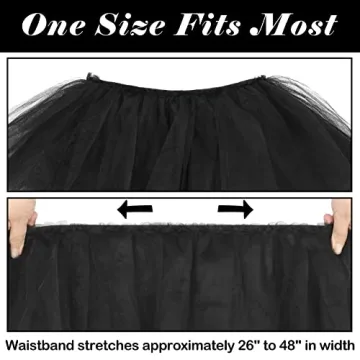Black Tutu for Women Perfect for Costumes and Parties