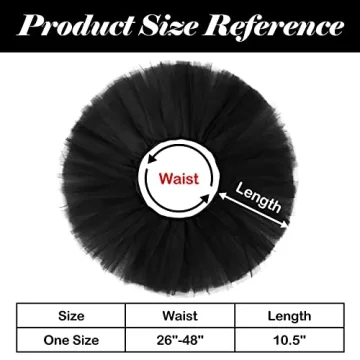 Black Tutu for Women Perfect for Costumes and Parties
