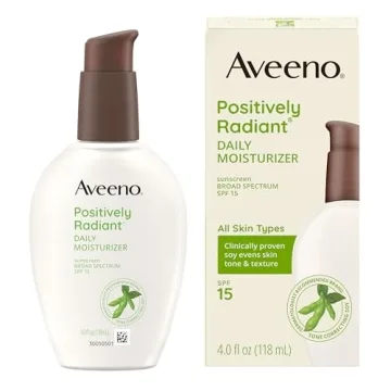 Aveeno Positively Radiant Face Moisturizer SPF 15 - 4 fl oz