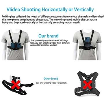 PellKing Chest Mount for Hands-Free Action Videography