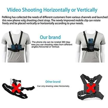 PellKing Chest Mount for Hands-Free Action Videography