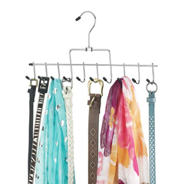 Organize with Whitmor 10 Hook Accessory Hanger Chrome