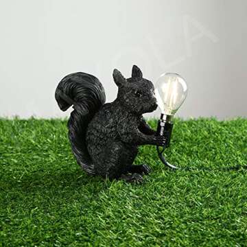 MAYOLA Squirrel Table Lamp - Charming LED Lighting Fixture