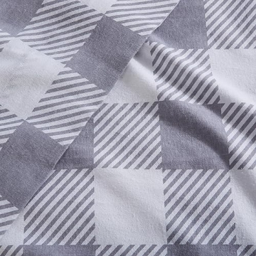 Market & Place Flannel Sheet Set for Cozy Comfort
