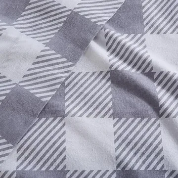 Market & Place Flannel Sheet Set for Cozy Comfort