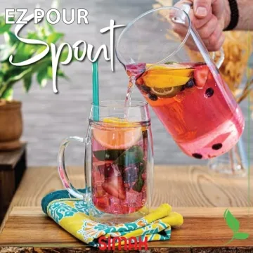 Simax 64 Ounce Glass Pitcher - Elegant and Durable