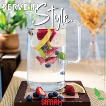 Simax 64 Ounce Glass Pitcher - Elegant and Durable