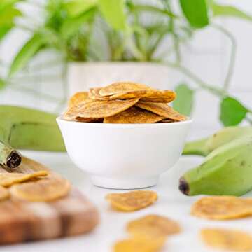 ARTISAN TROPIC Plantain Strips Sea Salt - 6 Pack, 1oz - Vegan, Paleo, Gluten Free Chips - Individual...