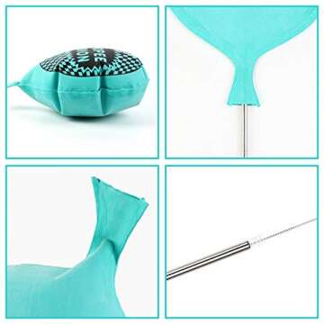 POPLAY 3 Packs Whoopee Cushions 6 and 8 Inches Fun Toys for Novelty Party Favors Kids and Adults Fart Pillow Prank Party Gift