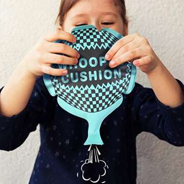 POPLAY 3 Packs Whoopee Cushions 6 and 8 Inches Fun Toys for Novelty Party Favors Kids and Adults Fart Pillow Prank Party Gift