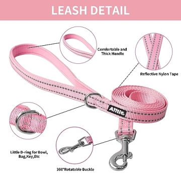 AIITLE No Pull Dog Harness Leash Set Reflective Adjustable