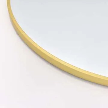 BEVERDY Full Length Mirror, Floor Mirror, 18"×58" Arched Full Length Mirror with Stand, Full Body Mirror, Standing Mirror, Wall Mounted Mirror for Bedroom, Living Room, Gold