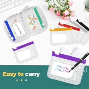 A7-L Waterproof Pill Organizer Set - Stylish & Practical