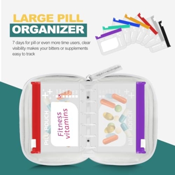 A7-L Waterproof Pill Organizer Set - Stylish & Practical