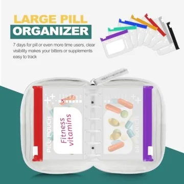 A7-L Waterproof Pill Organizer Set - Stylish & Practical