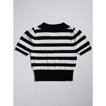 Shop Trendy Verdusa Goth Striped Shirt for Women