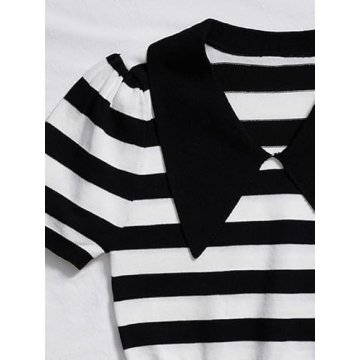 Shop Trendy Verdusa Goth Striped Shirt for Women
