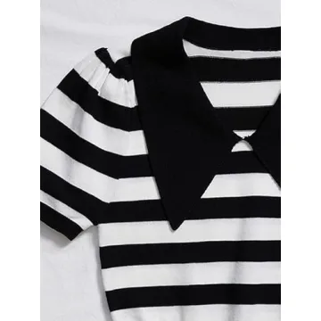 Shop Trendy Verdusa Goth Striped Shirt for Women