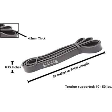 DRAPER'S STRENGTH Resistance Bands for Powerlifting Workout