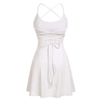 ABOCIW Tennis Dress - Lace Up Athletic Wear for Women