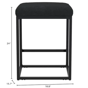 Sophia & William 24" Bar Stools Set of 2 for Kitchen