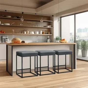 Sophia & William 24" Bar Stools Set of 2 for Kitchen