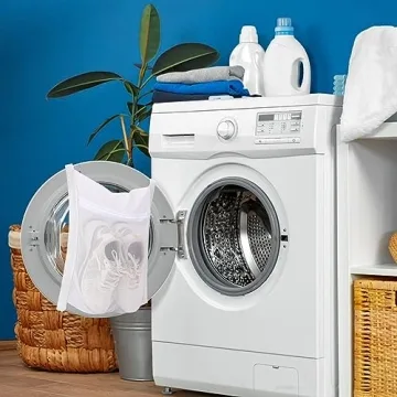 Sneaker Wash Dry Net Bag Large HoneyComber Mesh with Zipper