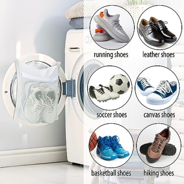 Sneaker Wash Dry Net Bag Large HoneyComber Mesh with Zipper