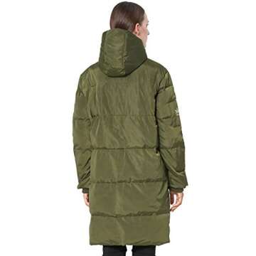 Orolay Women's Thicken Plus Size Down Jacket Hooded Coat