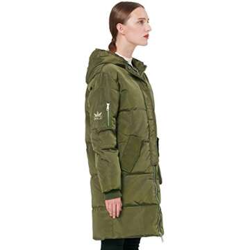Orolay Women's Thicken Plus Size Down Jacket Hooded Coat
