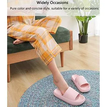 Comfy Pillow Slippers for Women | Non-Slip Cloud Cushion