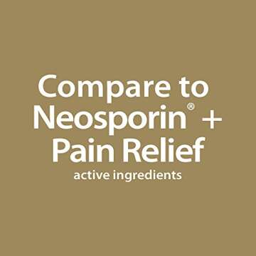 GoodSense Maximum Strength Triple Antibiotic Ointment plus Pain Relief, Soothes Painful Cuts, Scrape...