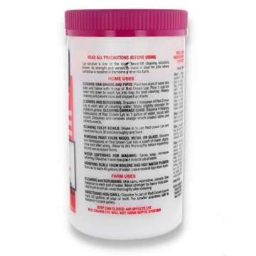 Lye (Sodium Hydroxide) for Soap Making 2lbs, 3-Pack with 4-Way Measuring Spoon