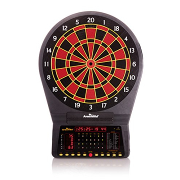 Arachnid Cricket Pro 750 Electronic Dartboard - 36 Games for Up to 8 Players with Cabinet