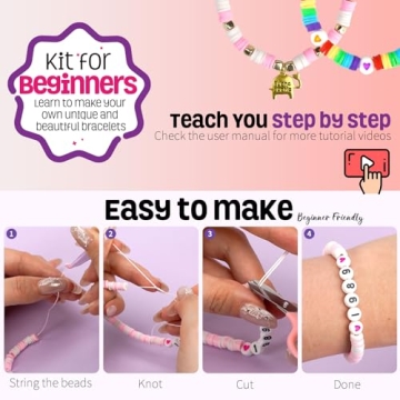 Gionlion Friendship Bracelet Kit - 5200 Pcs Craft Fun