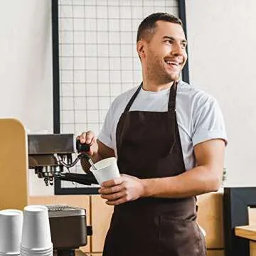 NYHI 300 Pack Disposable White 4oz Paper Cups for Events