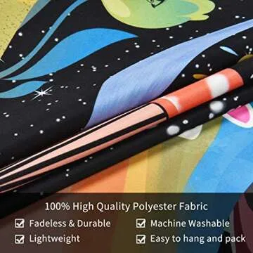 Lyacmy Mushroom Tapestry Psychedelic Eyes Tapestries Trippy Tapestry Colorful Flowers Tapestry Wall Hanging for Room(70.9 x 92.5 inches)