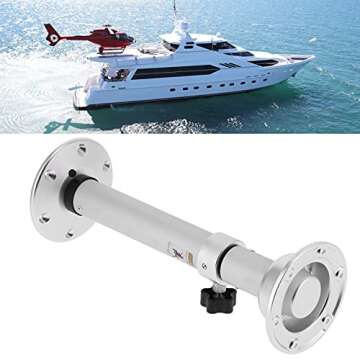 EVGATSAUTO Adjustable Table Pedestal, 19.3?28.3in Adjustable Telescopic Pedestal, Table Pedestal Kit...