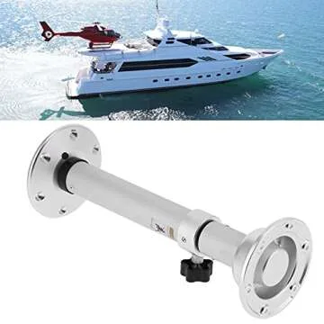 EVGATSAUTO Adjustable Table Pedestal, 19.3?28.3in Adjustable Telescopic Pedestal, Table Pedestal Kit...