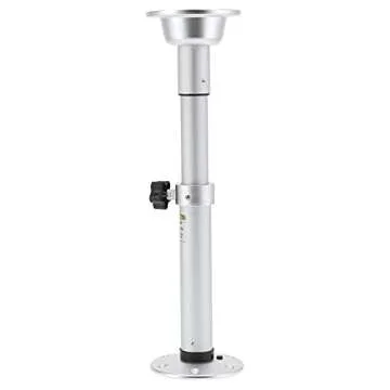 EVGATSAUTO Adjustable Table Pedestal, 19.3?28.3in Adjustable Telescopic Pedestal, Table Pedestal Kit with Mount Base Parts for Caravan Motorhome Yacht RV