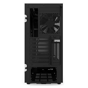 NZXT H500i - Compact ATX Mid-Tower PC Gaming Case - CAM-Powered Smart Device - Tempered Glass Panel - Water-Cooling Ready - White/Black - 2018 Version